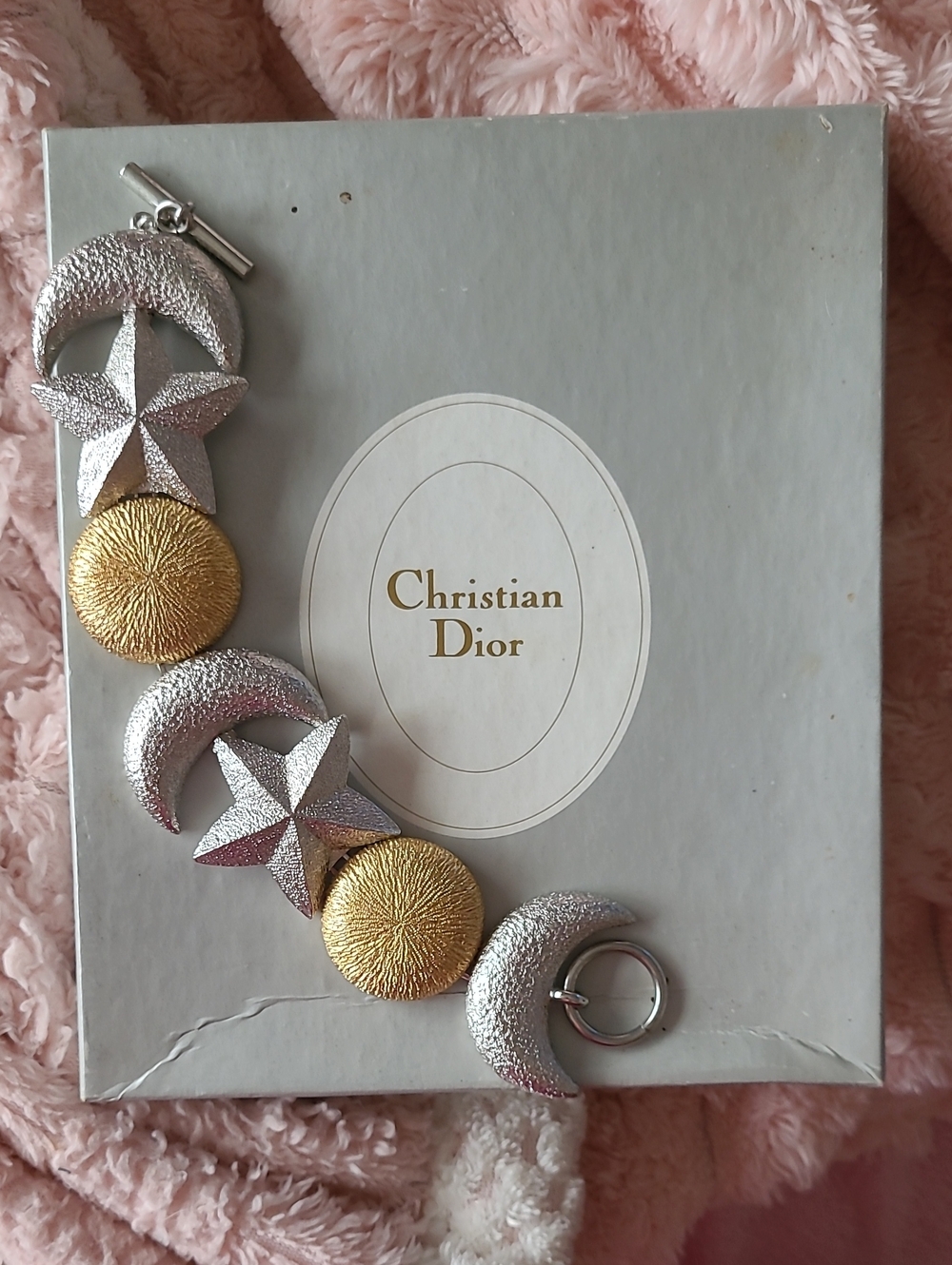 Dior Silver and Gold Celestial Bracelet